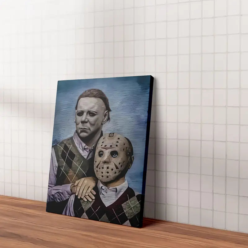 Michael Myers and Jason Painting
