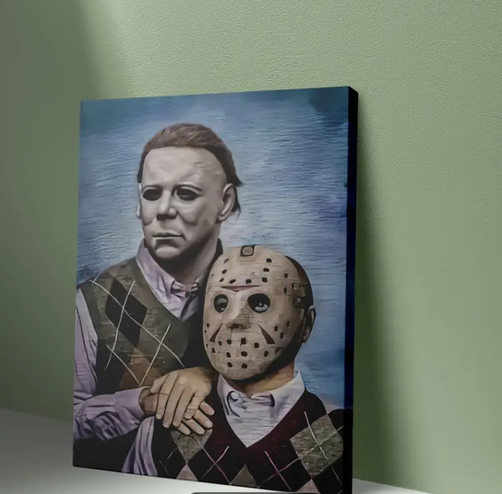 Michael Myers and Jason Painting