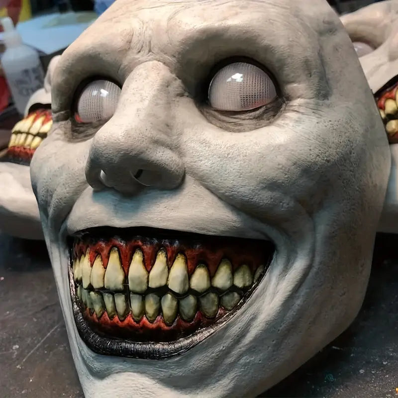 Scary White Zombie Mask