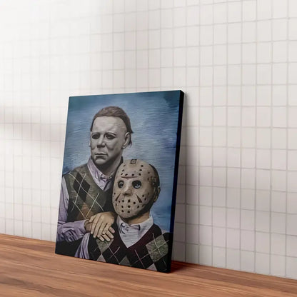 Michael Myers and Jason Painting