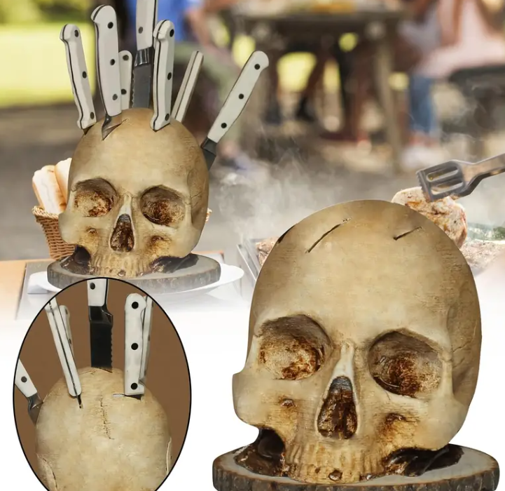 Skull Knife Holder